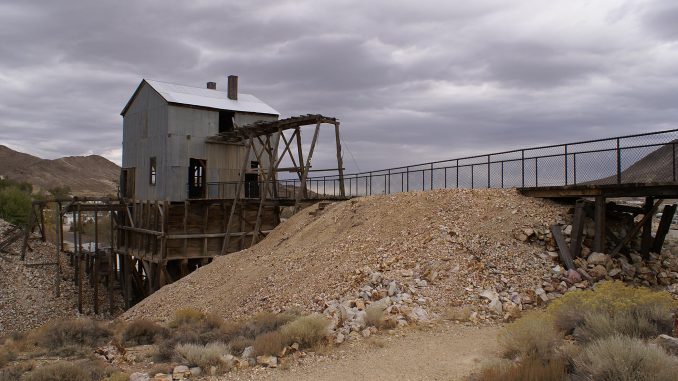 Gruvorna i Tonopah, Nevada. Gruvorna i Tonopah, Nevada.