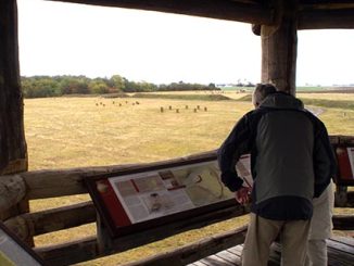 Ringborgen Rispebjerg på Bornholm.